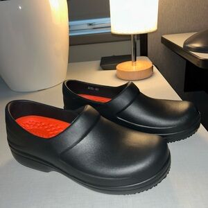 CROCS Black LiteRide Work Slip-On Shoes